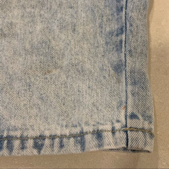 Vintage 80s 90s Jordache Pleated High Waist Acid Wash Mom Jean Shorts Jorts 10 - Picture 6 of 6